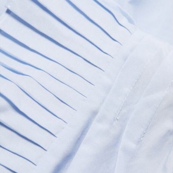 NEW Magali Pascal Louisa Tiered Mini Dress in Hydrangea‎ Blue Size Large - Picture 4 of 13